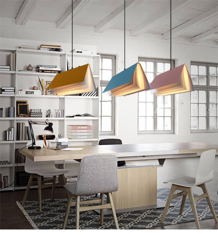 Biblio Pendant Light | Unique Book Design, Warm Ambient Glow