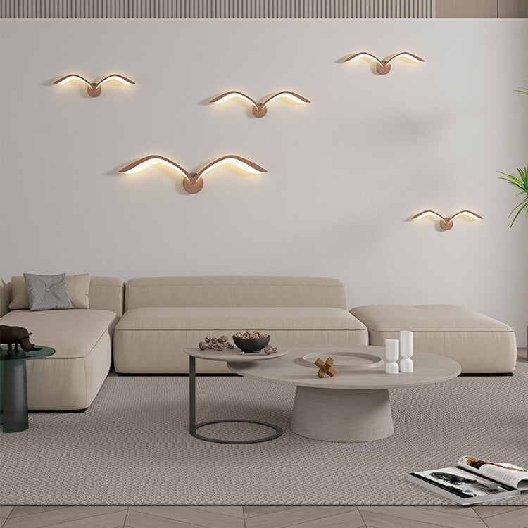 Minimalist Nordic Seagull Acrylic LED Wall Light