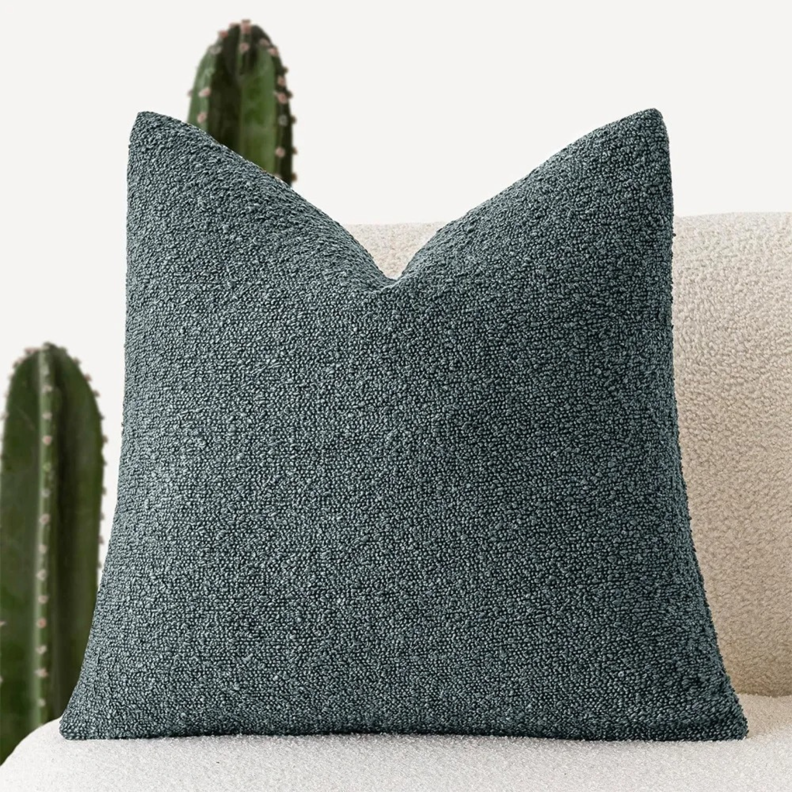 Bela Bouclé Kussenhoes | Elegant Design, 45x45 cm