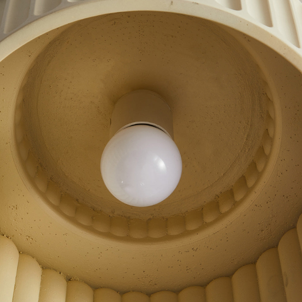 Bela Compacte Plafondlamp | Duurzaam Hars, Retro Ontwerp
