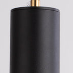 Nordic Minimalist Iron Mini Pendant Light - 1-Light Column Design