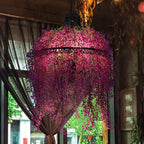 Artistic 3-Light Chandelier with Plant Vine Design