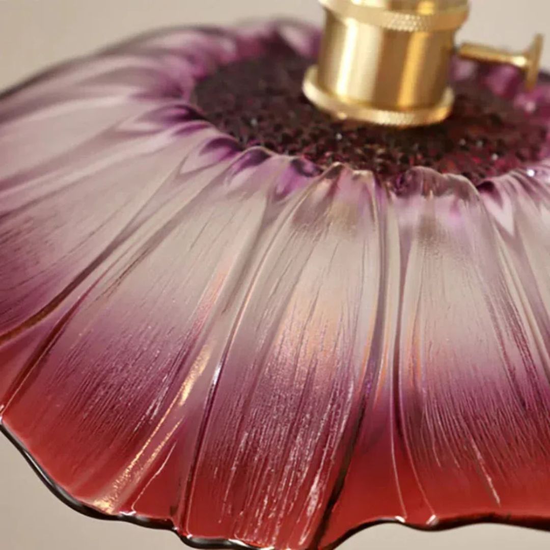 Bela Glass Pendant Light | Flower Shape, Adjustable Length 150 cm