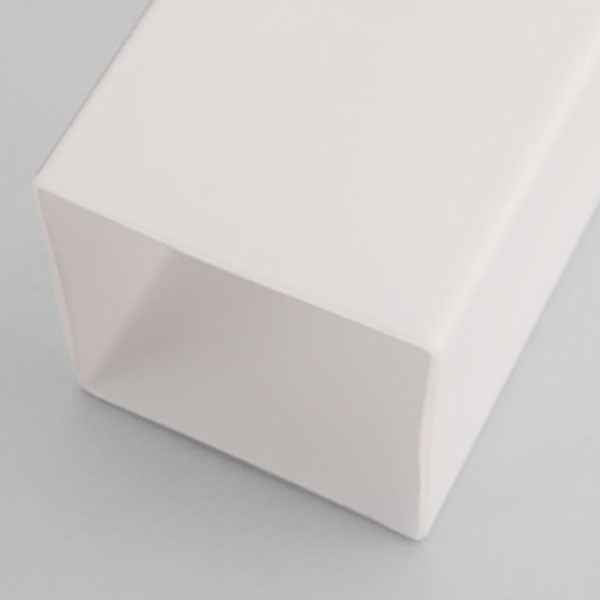 Contemporary Minimalist Solid Wood Square Glass Column Wall Sconce Lamp with 1 Light