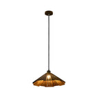 Takumièra - Wabi Sabi Wooden Cone Pendant Lamp