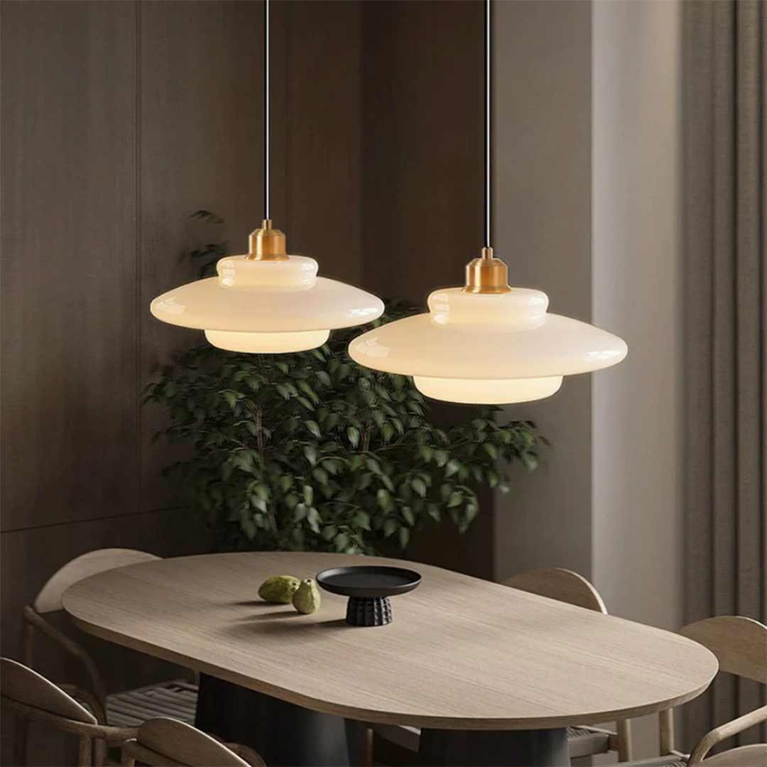 Bello Hanging Lamp | Organic Design, Diffuse Glass Lighting