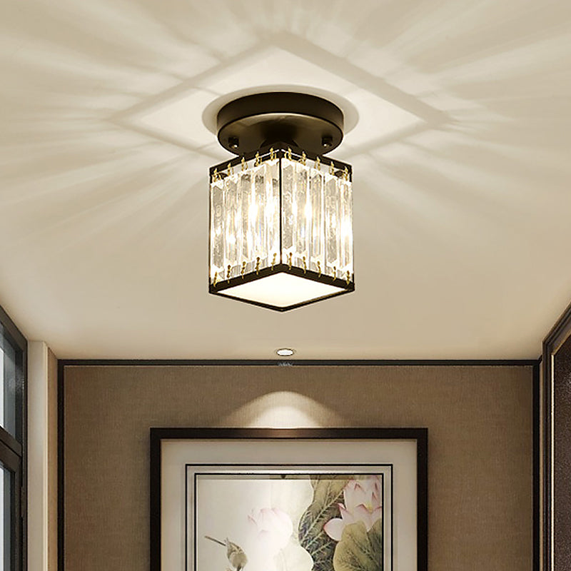 Bela Crystal Ceiling Light | Semi-Flush Design, Modern Elegance
