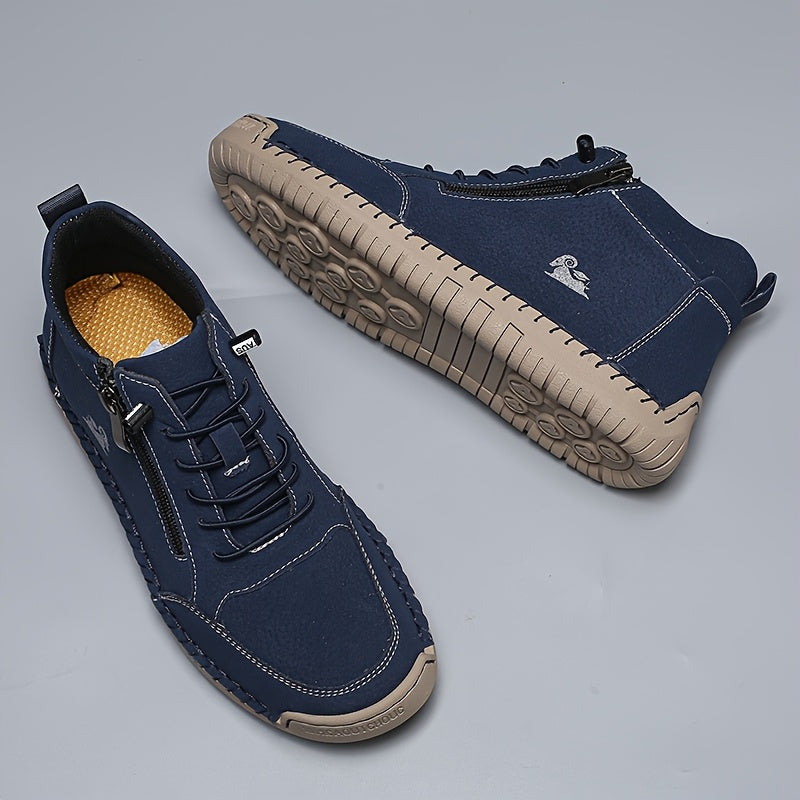 Comfortable Sneakers for Women Zip-Up High-Top