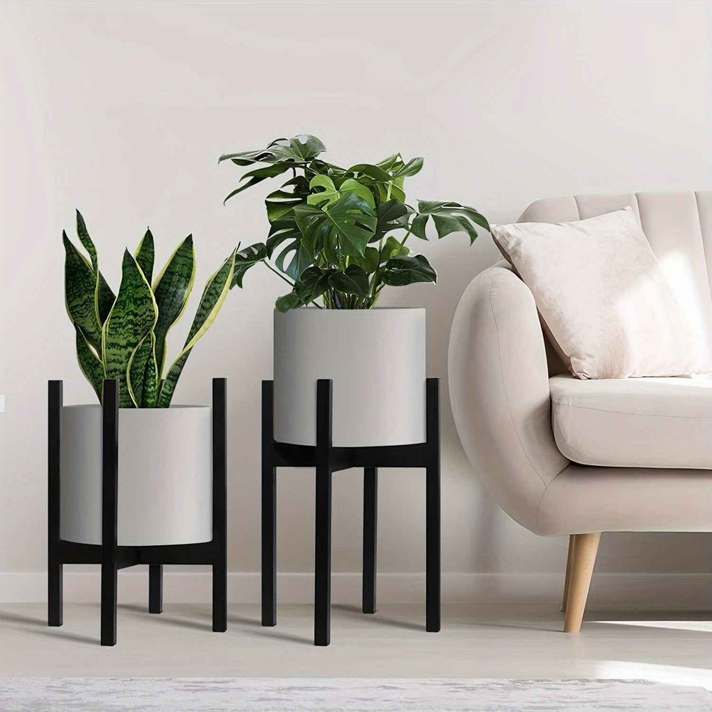 Bela Adjustable Metal Plant Stand | Rust-Resistant, Dual Height