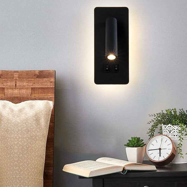 Rotatable LED Wall Sconce Lamp - Nordic Minimalist Square Spotlight