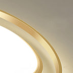 Bello LED Circle Ceiling Light | Modern Gold Flush Mount, Energy-Efficient