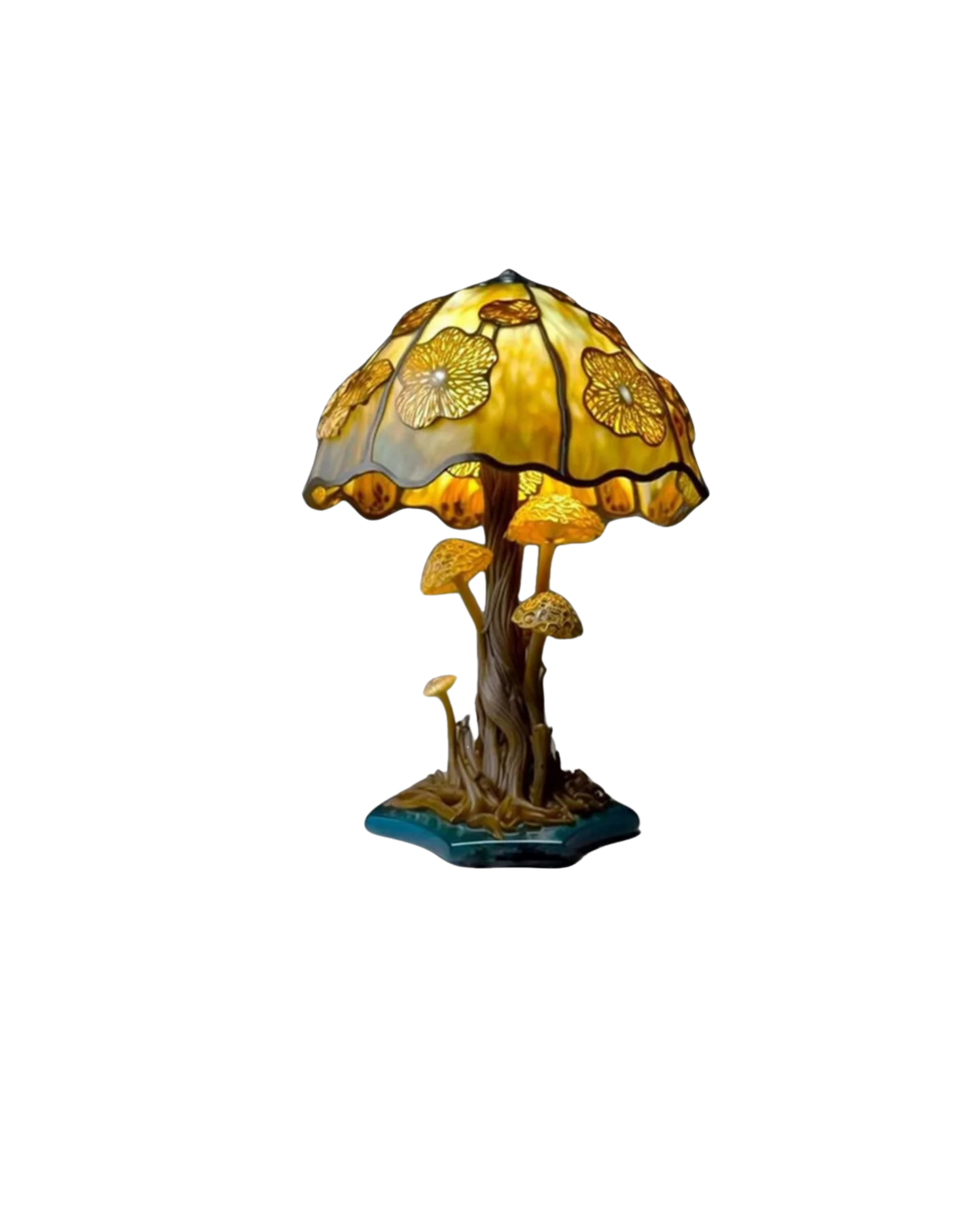 Vintage Mushroom Table Lamp LED 1-Light