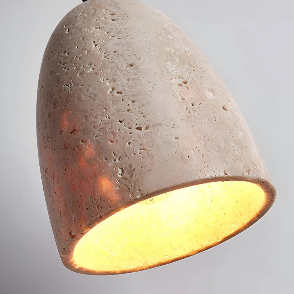 Nerina - Vintage Travertine Hanging Lamp