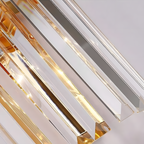 Bela Crystal Wall Light | Modern Stainless Steel Sconce