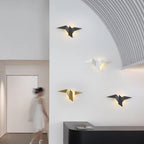 Contemporary Artistic Bird-Inspired 1-Light LED Wall Sconce