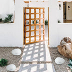LED Outdoor Landscape Light - Solar Pebble with Sandblasted Glass Design