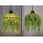 Artistic 3-Light Chandelier with Plant Vine Design