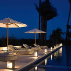 Contemporary Square Stainless Steel Acrylic LED Waterproof Landscape Light for Outdoor Patios