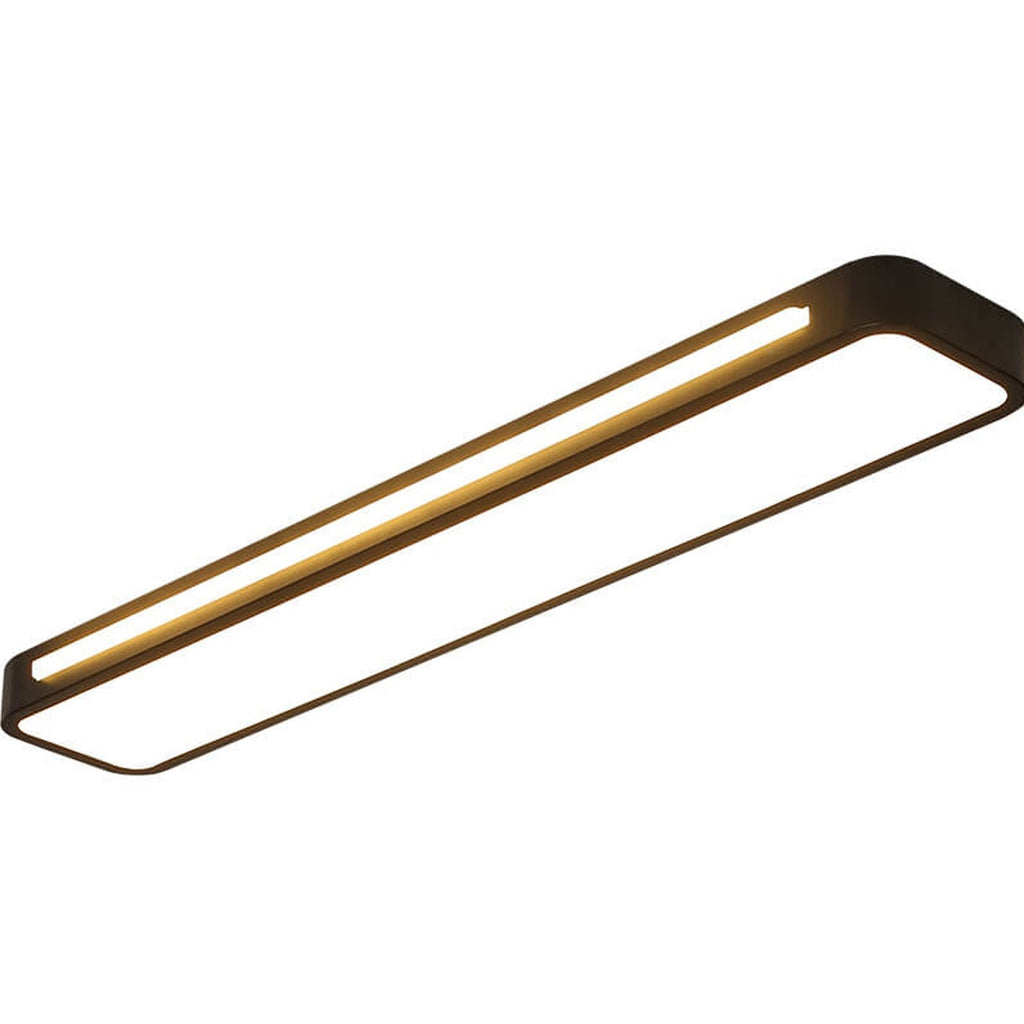 Scandinavian Minimalist Long LED Flush Mount Ceiling Fixture