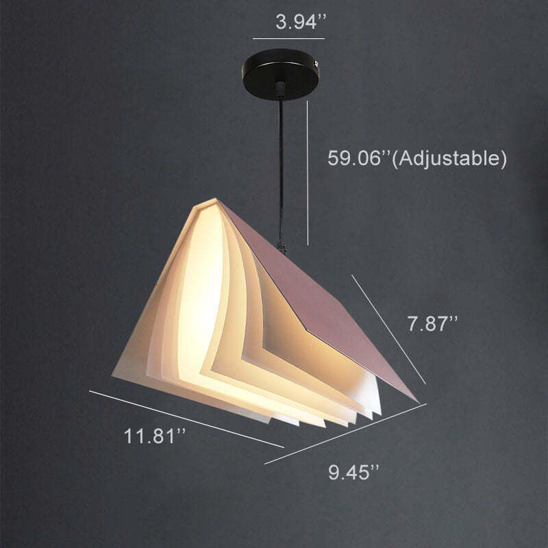 Biblio Pendant Light | Unique Book Design, Warm Ambient Glow