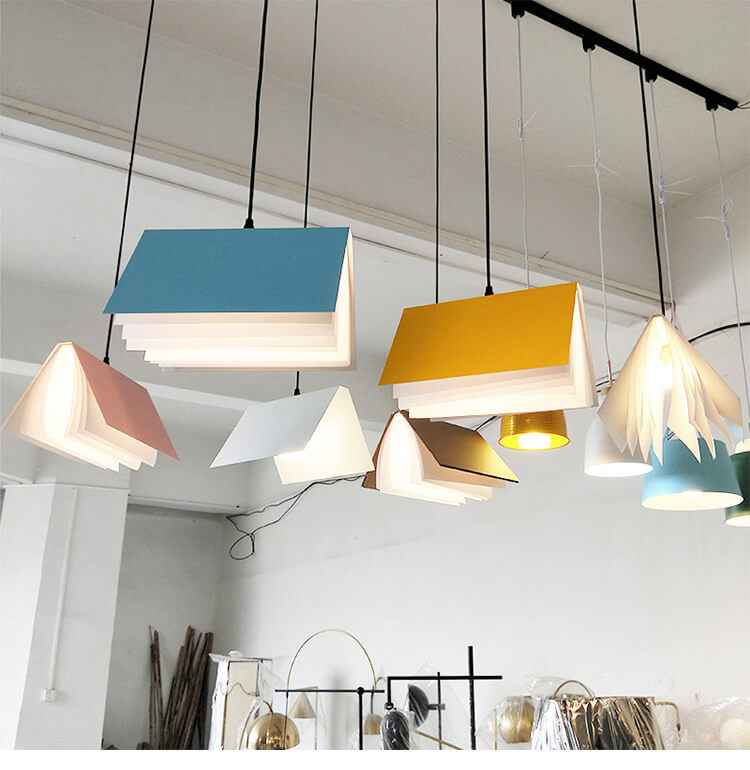 Biblio Pendant Light | Unique Book Design, Warm Ambient Glow