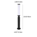 Contemporary Acrylic Waterproof LED Outdoor Lawn Lamp with Creative Lipstick Design