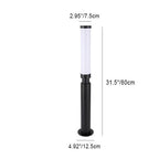 Contemporary Acrylic Waterproof LED Outdoor Lawn Lamp with Creative Lipstick Design