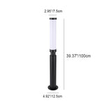 Contemporary Acrylic Waterproof LED Outdoor Lawn Lamp with Creative Lipstick Design