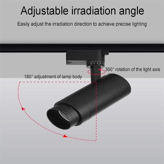 Contemporary Adjustable Dimmable Tubular Track Lighting - 3/4/5 Light LED Flush Mount Spotlight for Living Room