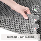 AquaLux Bath Mat | Waffle Texture, Superior Absorption