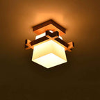 Juno Plafondlamp | Japans Minimalistisch Design, Houten Details