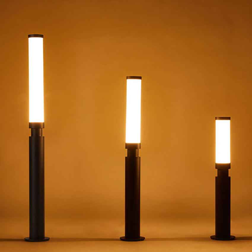 Contemporary Acrylic Waterproof LED Outdoor Lawn Lamp with Creative Lipstick Design