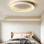 Nordic Minimalist Circular LED Flush Mount Ceiling Light with Iron and Acrylic Design