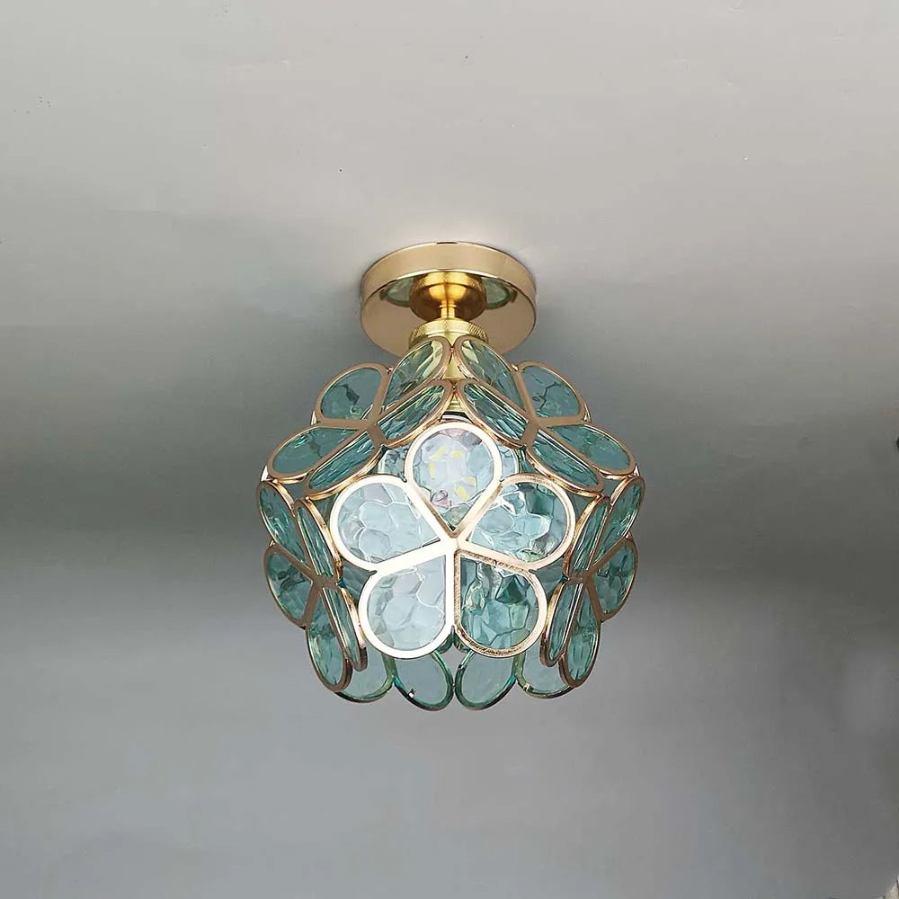 Bela Ceiling Lamp | Floral Design, Warm Light Reflection