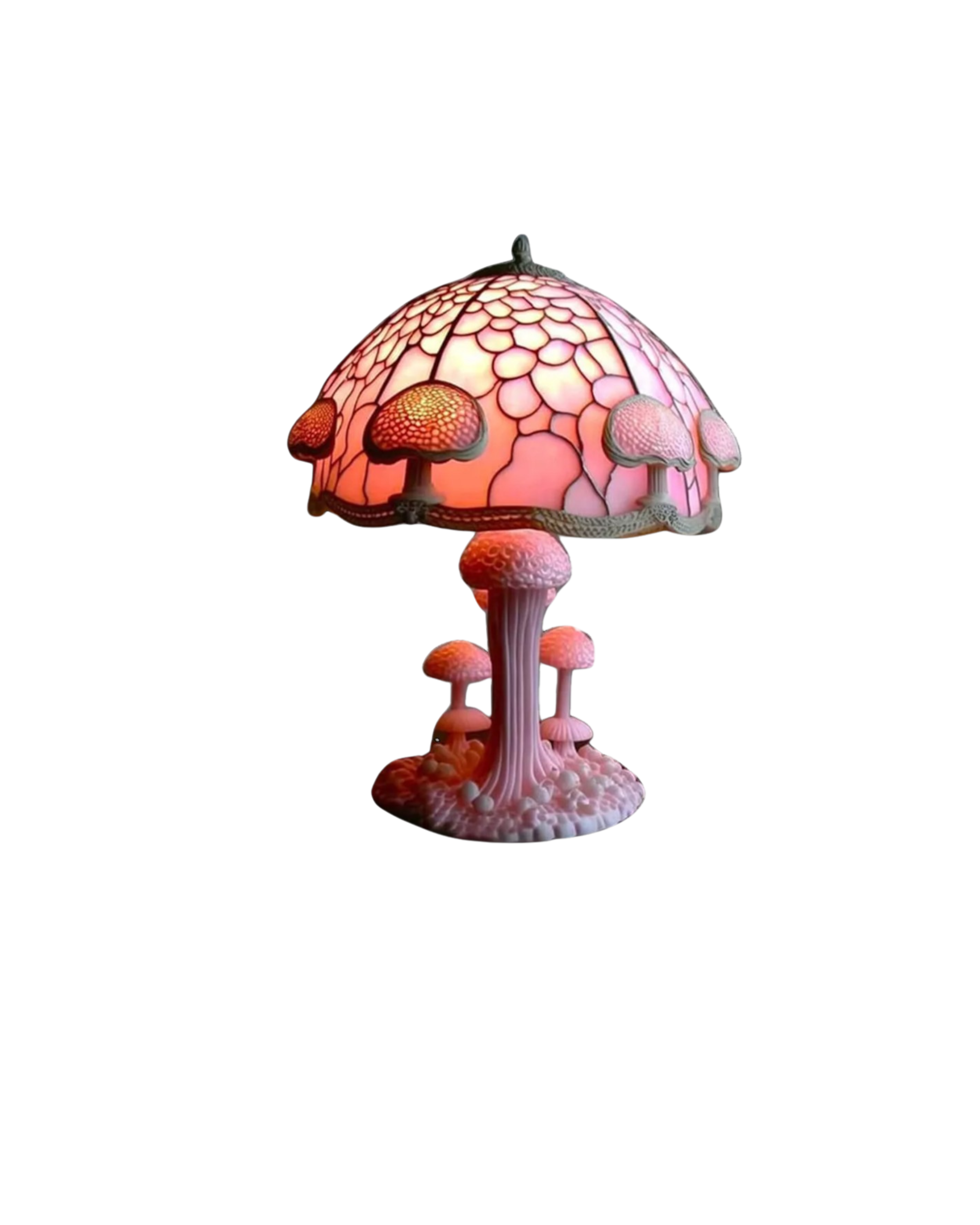 Vintage Mushroom Table Lamp LED 1-Light