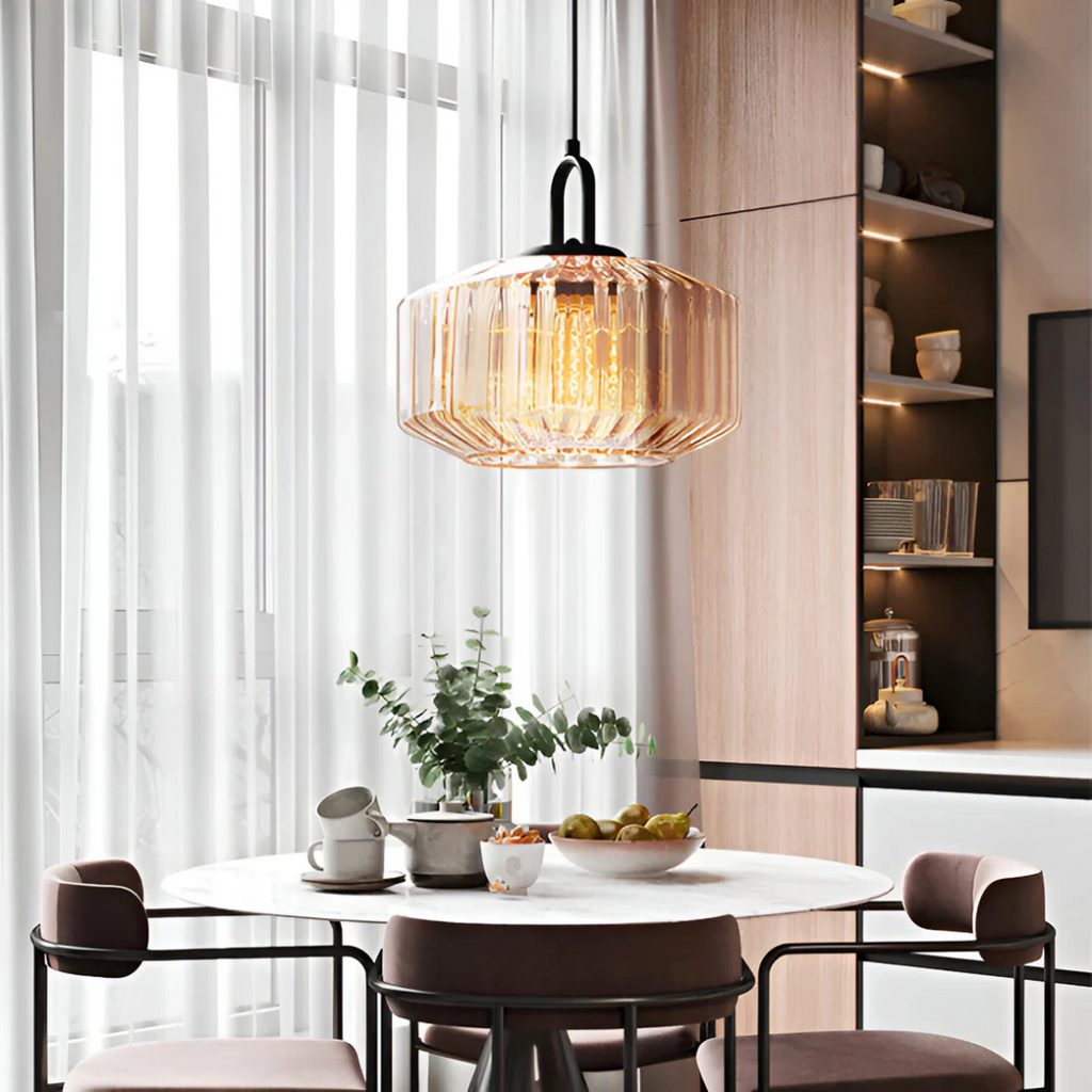 Mireta Pendant Light | Hand-Blown Glass, Warm Ambient Glow