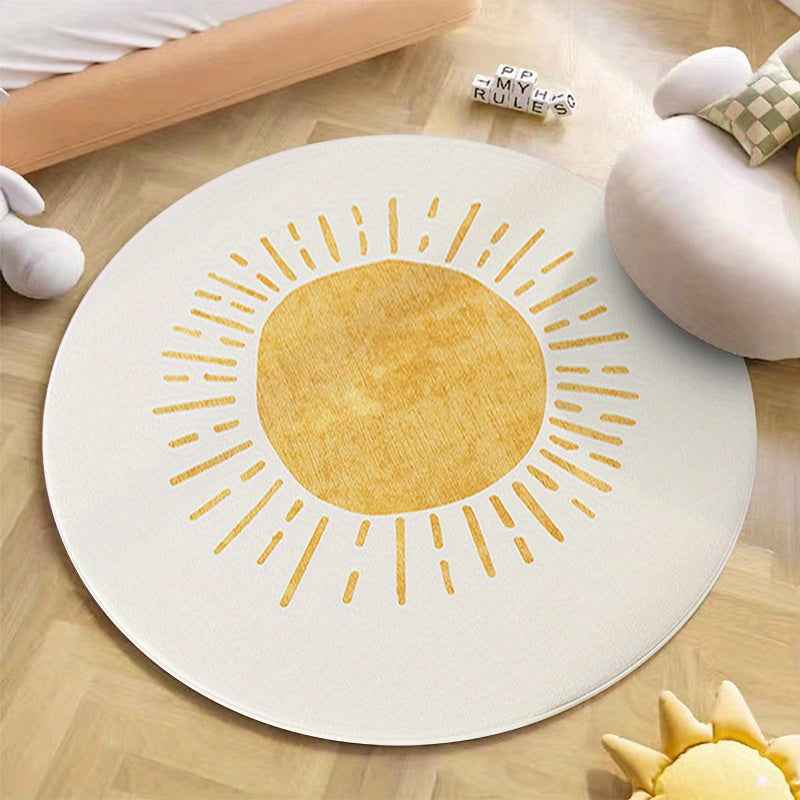 Bello Round Rug | Antislip, Machine Washable, 100 cm