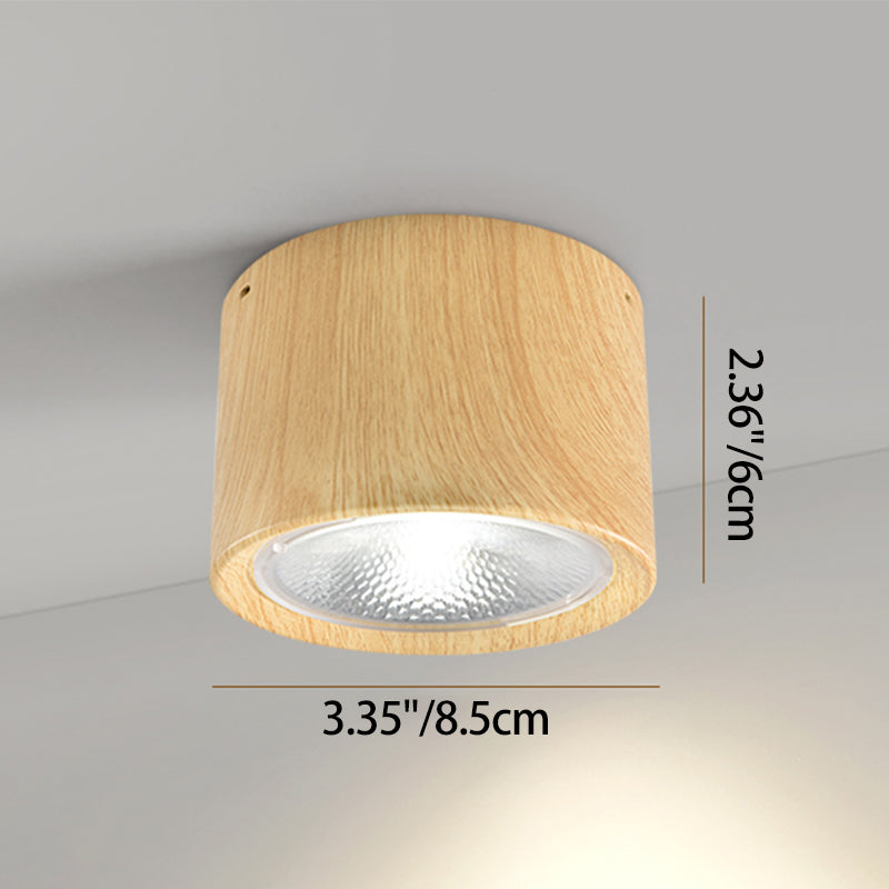 Northern Style LED Cylinder Flush Mount Ceiling Light