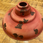 Vintage Red Rust Single-Dome Pendant Light