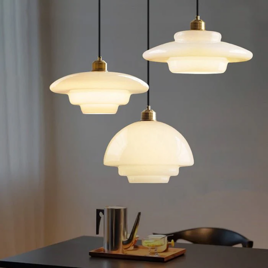 Bello Hanging Lamp | Organic Design, Diffuse Glass Lighting