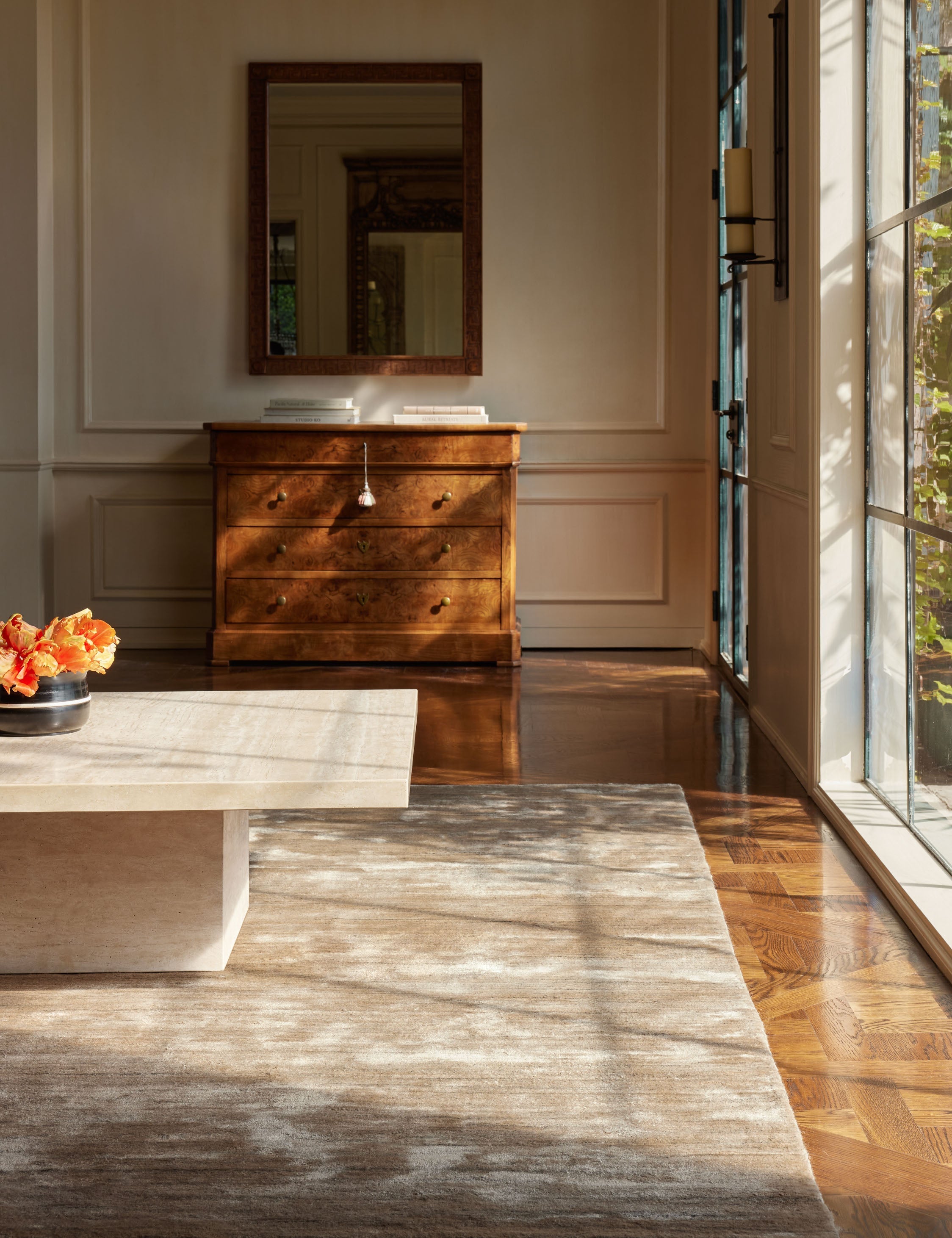 Caden Handmade Rug | Viscose Fibers, Luxe Texture