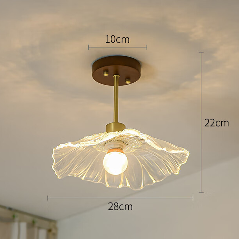Mavero - Flower Glass Ceiling Lamp