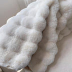 Belo Round Bubble Rug | Ultra-Soft Fleece, Easy to Clean