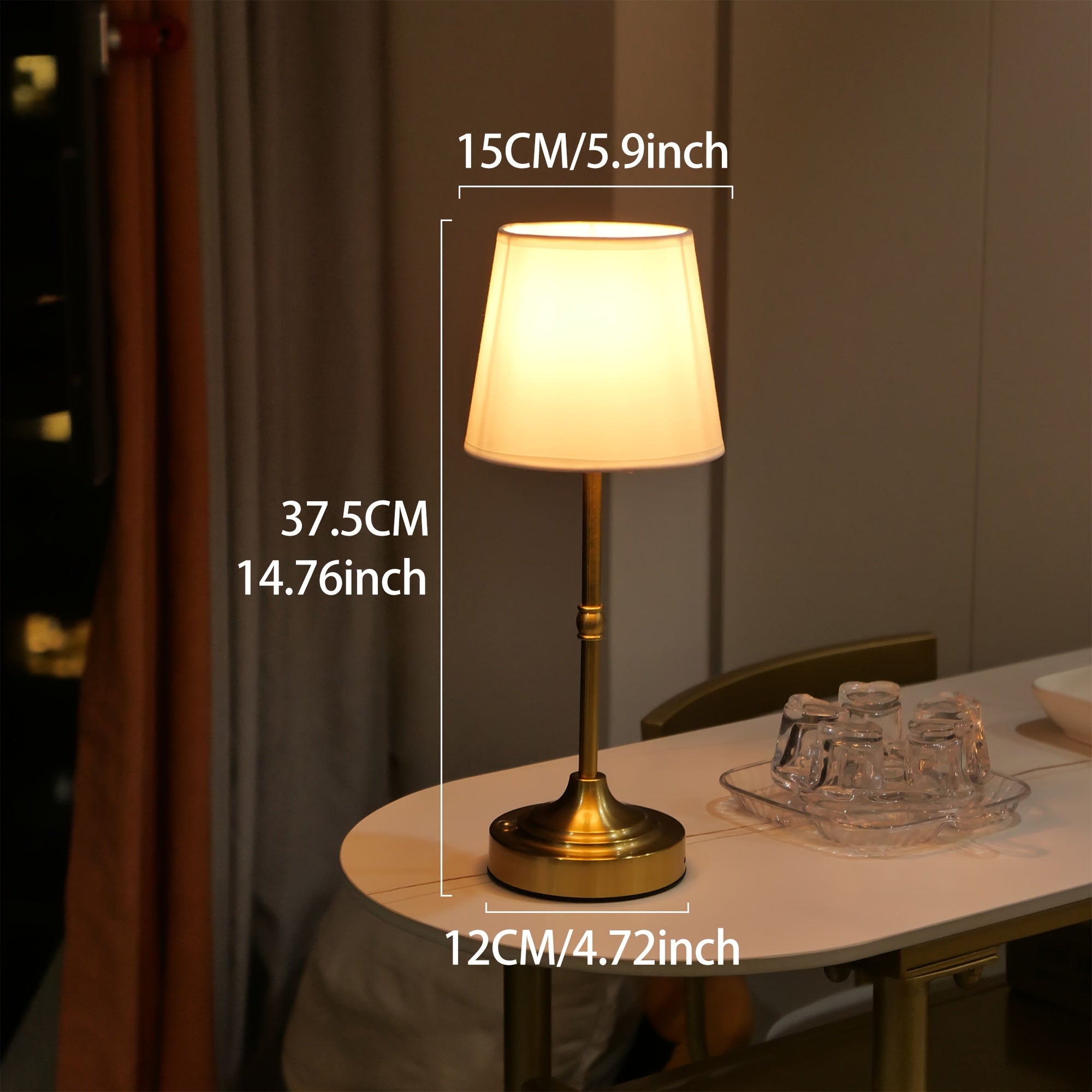 Bela Dimmable Table Lamp | Touch Control, Cordless Design
