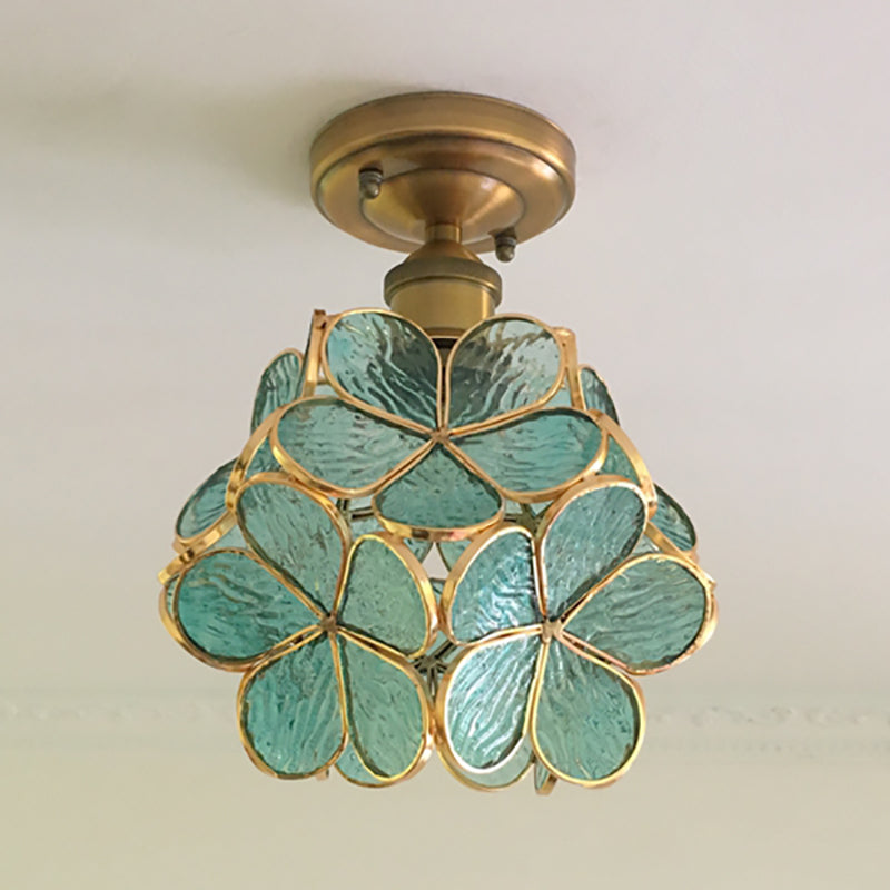 Bello Retro Flower Ceiling Light | Colourful PVC Flush Mount