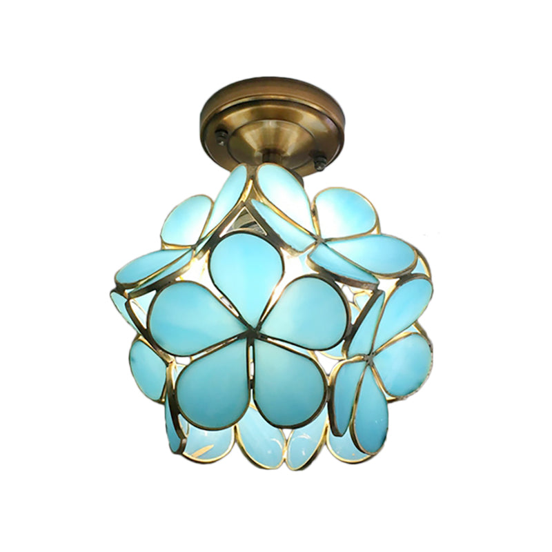 Bello Retro Flower Ceiling Light | Colourful PVC Flush Mount