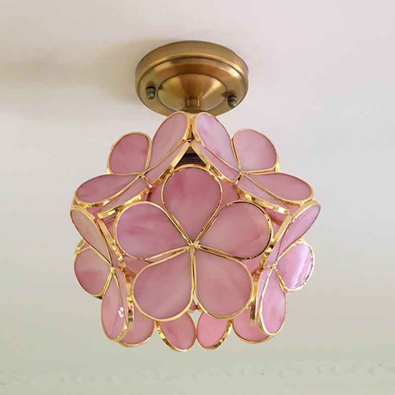 Bello Retro Flower Ceiling Light | Colourful PVC Flush Mount