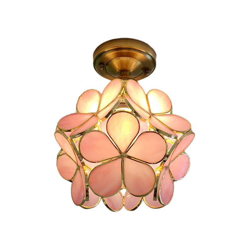 Bello Retro Flower Ceiling Light | Colourful PVC Flush Mount