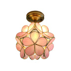 Bello Retro Flower Ceiling Light | Colourful PVC Flush Mount