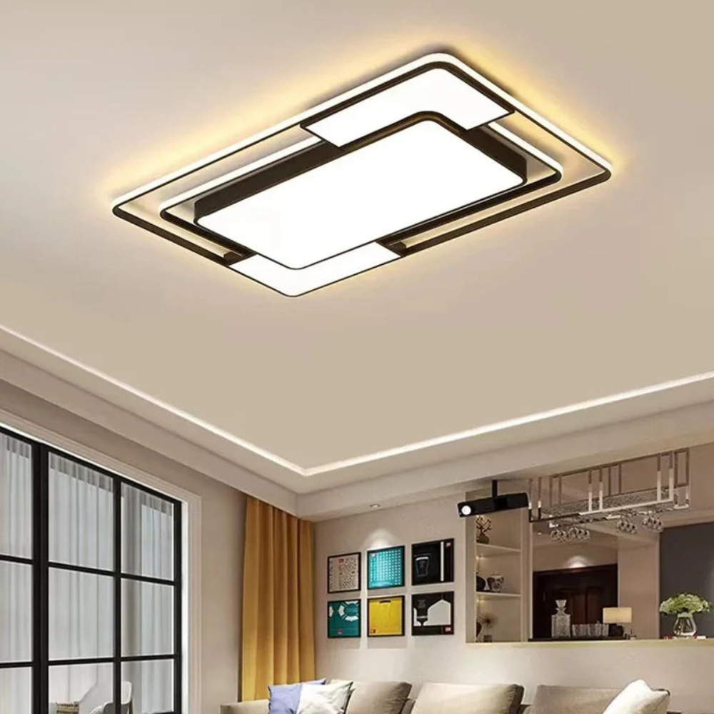 Bela Remote-Controlled LED Ceiling Light | Modern Geometric Design